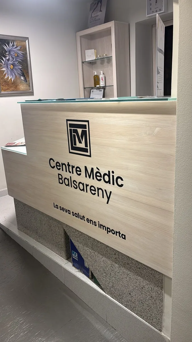 Recepció del Centre Mèdic Balsareny